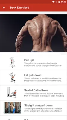 Bodybuilding Workouts Program android App screenshot 8